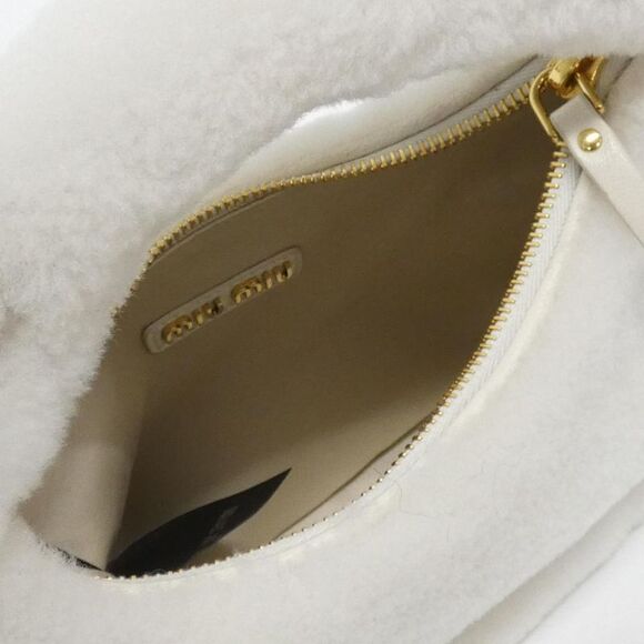 Miu Miu 5BC125 Montone Shoulder Bag - Picture 8 of 9